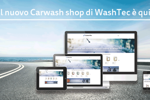 Il nuovo Carwash shop di WashTec è qui!